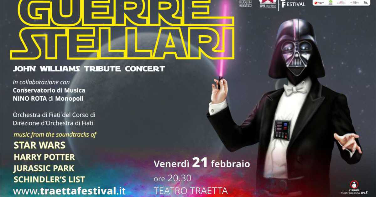 Bitonto, concerto con le musiche di Guerre Stellari, Harry Potter e Jurassic Park